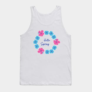 Tropical flower wreath Tank Top